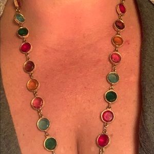 Italian/Venetian(?) glass multicolored necklace